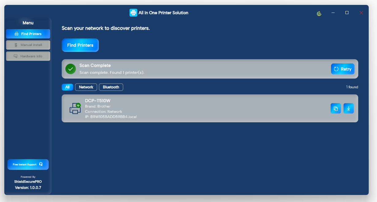 Step 1: Scan Network